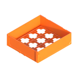 Render of MODULITH 185 Gridfinity Decor Drawer - 2W-1H